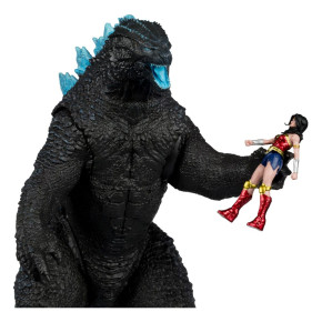 DC Justice League Monsterverse DC Multiverse – Wonder Woman vs. Atomic Blast Godzilla