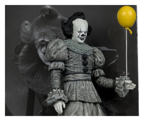 Es: Welcome to Derry – Movie Maniacs Pennywise (Black & White) Statue