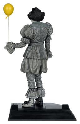 Es: Welcome to Derry – Movie Maniacs Pennywise (Black & White) Statue