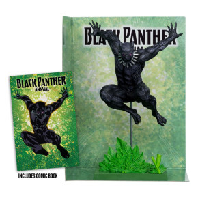 Marvel Black Panther PVC Statue 1/6 Variant 29 cm mit Comic und Diorama-Base