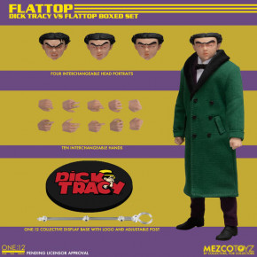 Dick Tracy Actionfigure 1/12 Dick Tracy vs Flattop Box Set 17 cm