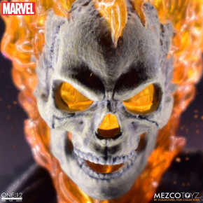 Figurine Ghost Rider et Véhicule avec Son et Effets Lumineux 1/12 Ghost Rider & Hell Cycle