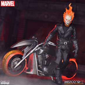 Figurine Ghost Rider et Véhicule avec Son et Effets Lumineux 1/12 Ghost Rider & Hell Cycle