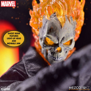 Figurine Ghost Rider et Véhicule avec Son et Effets Lumineux 1/12 Ghost Rider & Hell Cycle