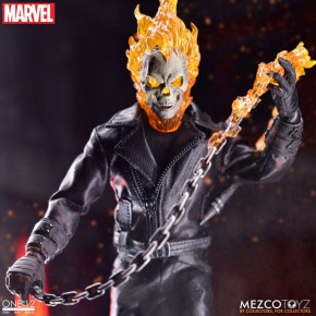 Figurine Ghost Rider et Véhicule avec Son et Effets Lumineux 1/12 Ghost Rider & Hell Cycle