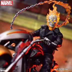 Figurine Ghost Rider et Véhicule avec Son et Effets Lumineux 1/12 Ghost Rider & Hell Cycle