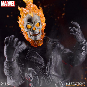 Figurine Ghost Rider et Véhicule avec Son et Effets Lumineux 1/12 Ghost Rider & Hell Cycle