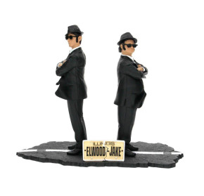 Blues Brothers – Movie Icons Statuen Doppelpack Jake & Elwood (18 cm)