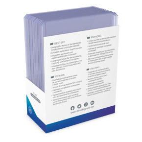 Ultimate Guard Card Covers Toploading 35 pt – 25 Toploader für Sammelkarten 76 × 101 mm